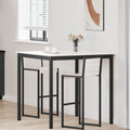 Bartisch Weiß 110 x 110 x 105 cm Massives Kiefernholz
