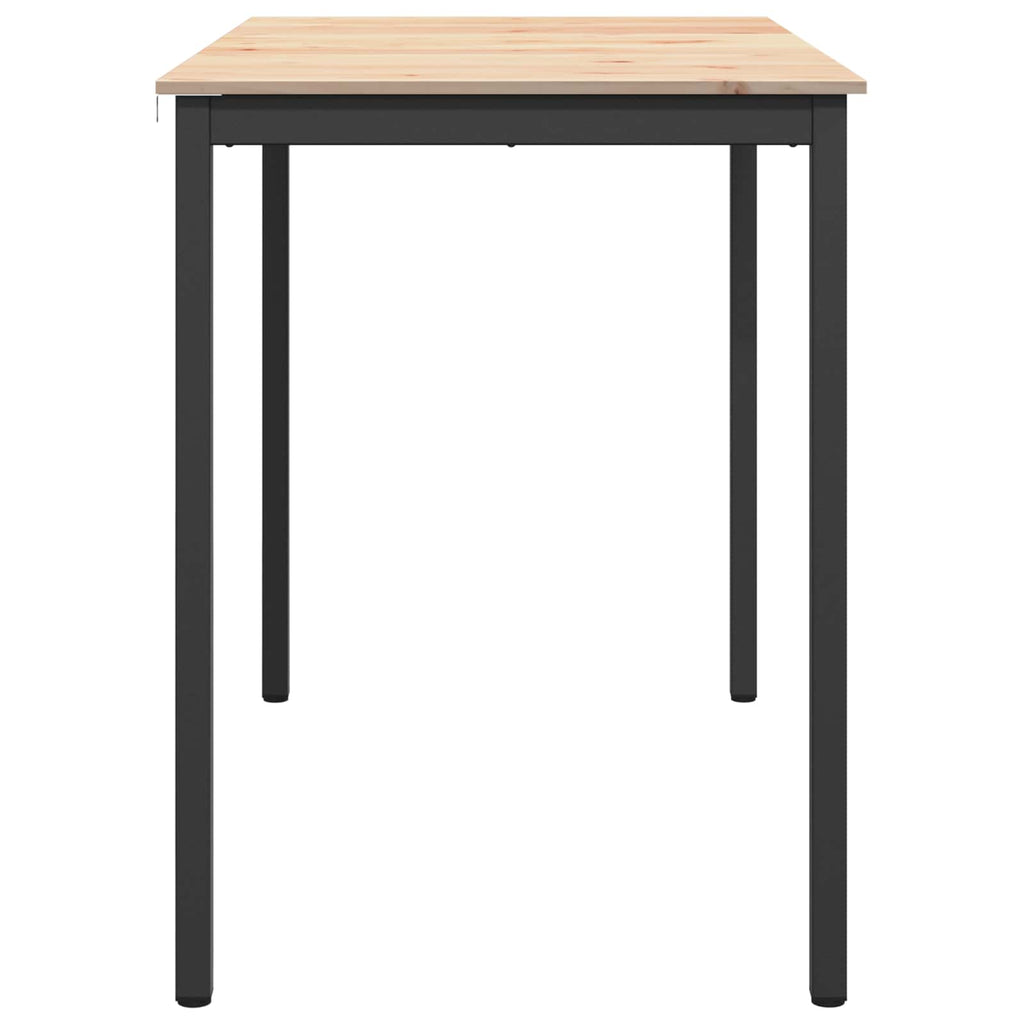 Bartisch Natur 140 x 80 x 105 cm Massives Kiefernholz