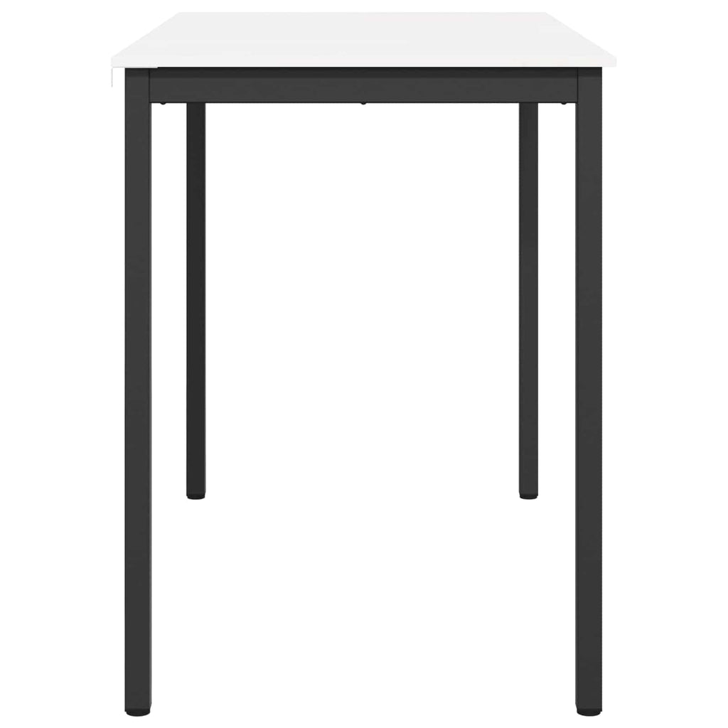 Bartisch Weiß 140 x 80 x 105 cm Massives Kiefernholz