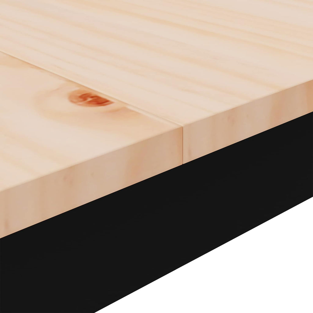 Bartisch Natur 150 x 80 x 105 cm Massives Kiefernholz