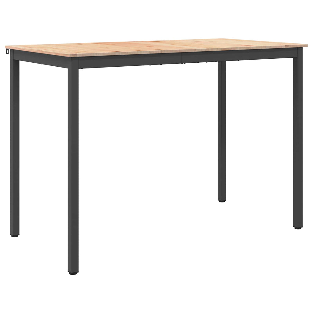 Bartisch Natur 150 x 80 x 105 cm Massives Kiefernholz