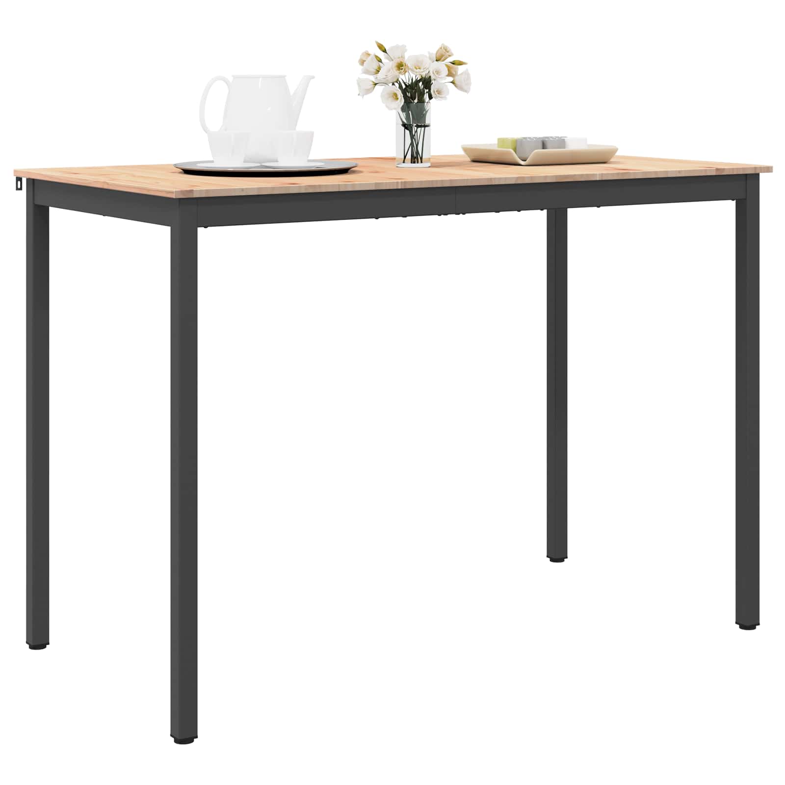 Bartisch Natur 150 x 80 x 105 cm Massives Kiefernholz