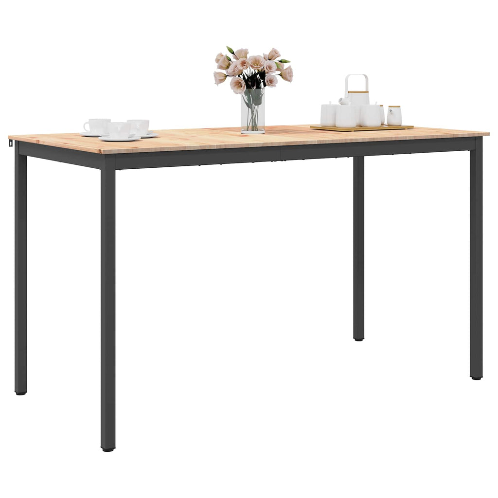 Bartisch Natur 180 x 90 x 105 cm Massives Kiefernholz