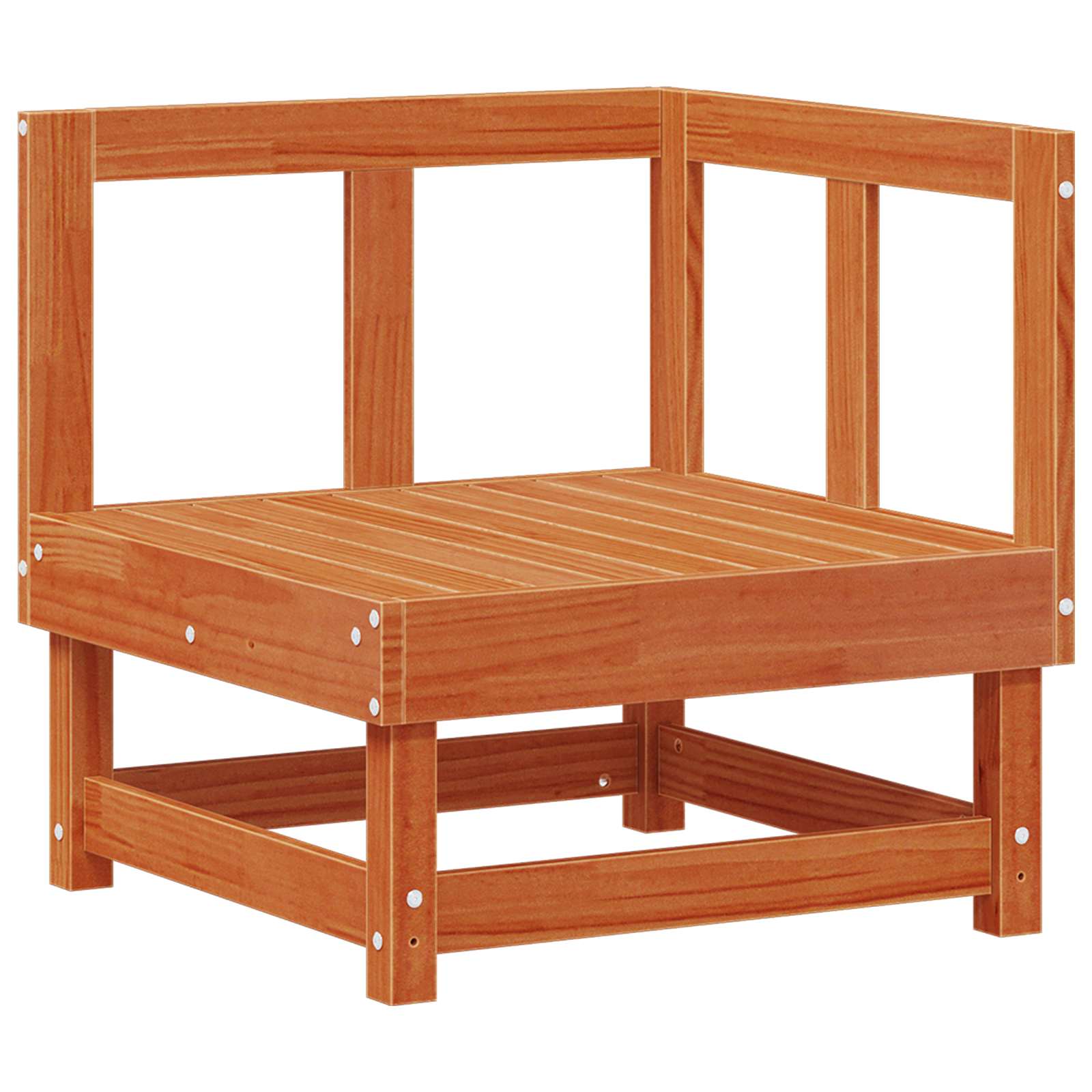 Sectional Sofa Einheiten Wachsbraun 183 x 61 x 62 cm