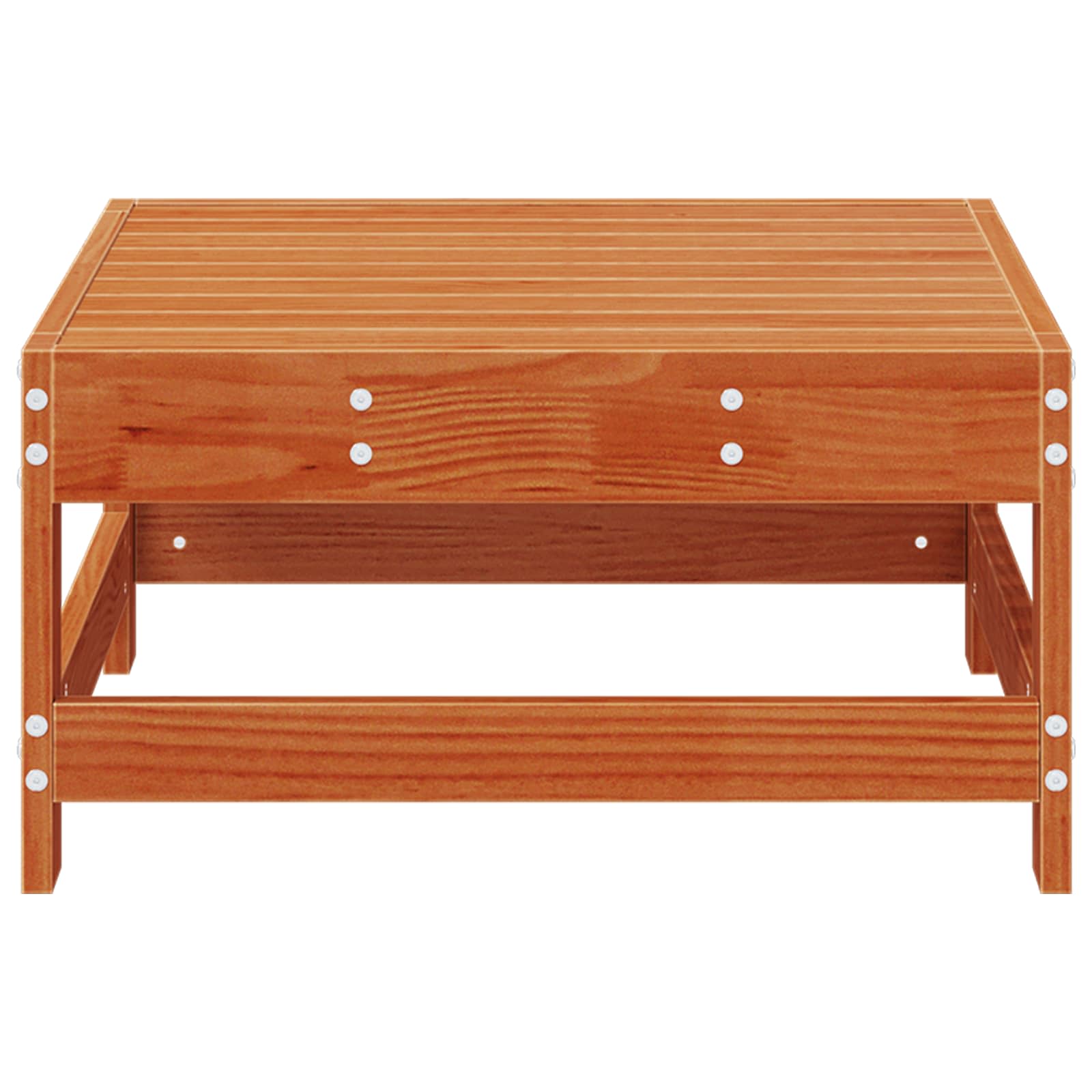 Gartenfußstütze Massives Kiefernholz Wachsbraun 62 x 62 x 32 cm