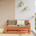 Gartenecksofa Massives Kiefernholz Wachsbraun