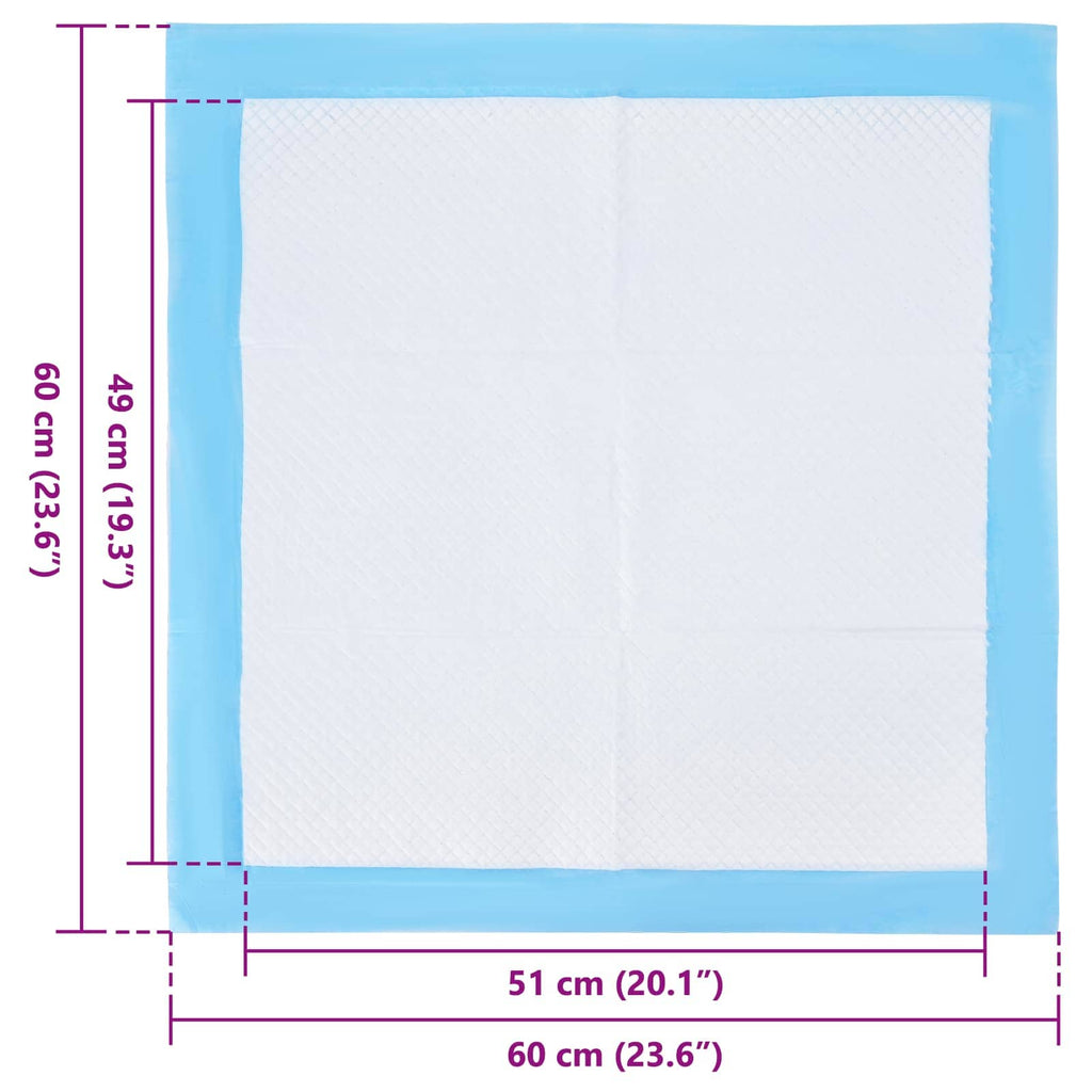 Vliesstoff Haustier Trainingspad 50 pcs 60 x 60 cm Vliesstoff
