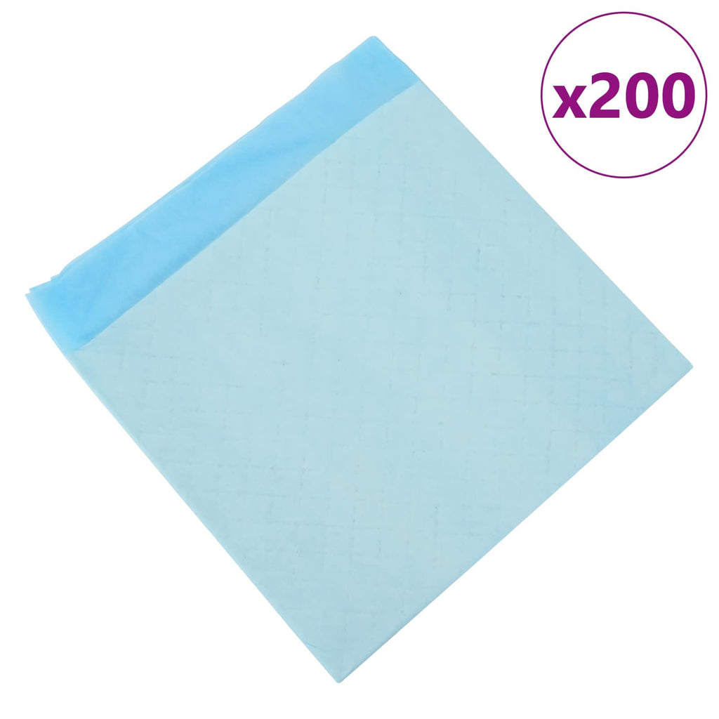 Vliesstoff Haustier Trainingspad 200 pcs Blau und Weiß