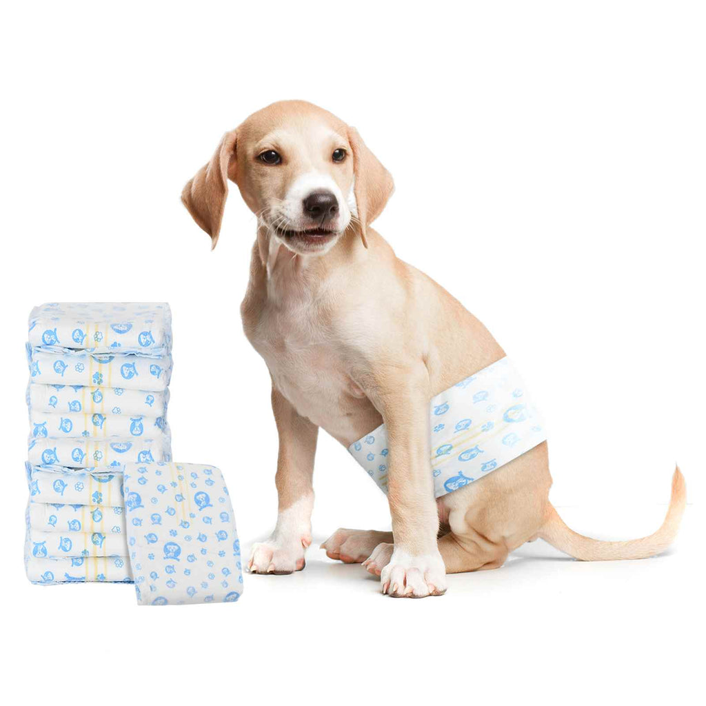 Einweg-Hundewindel für Rüden 30 pcs Weiß M
