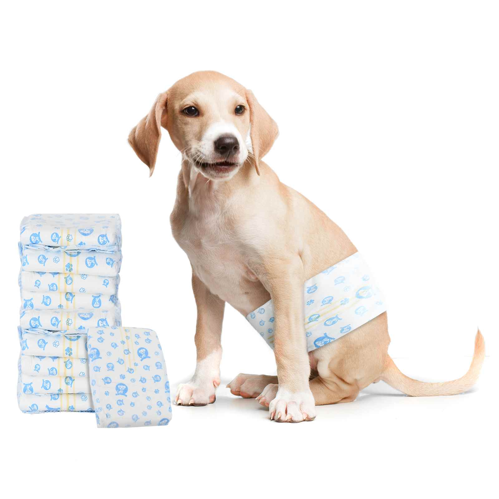 Einweg-Hundewindel für Rüden 30 pcs Weiß M