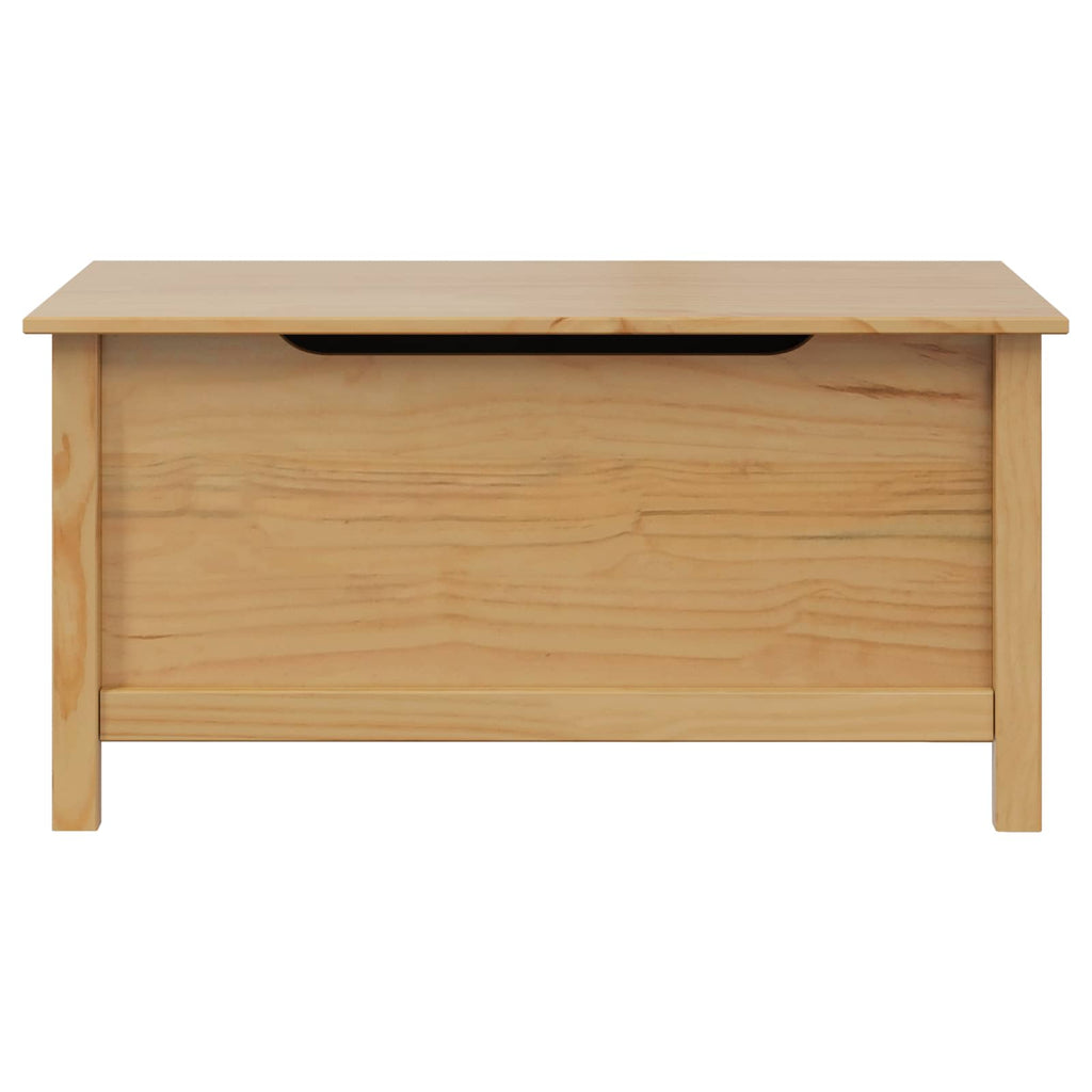 Aufbewahrungsbox mit Speicher HILL Honigbraun 90 x 40 x 45 cm