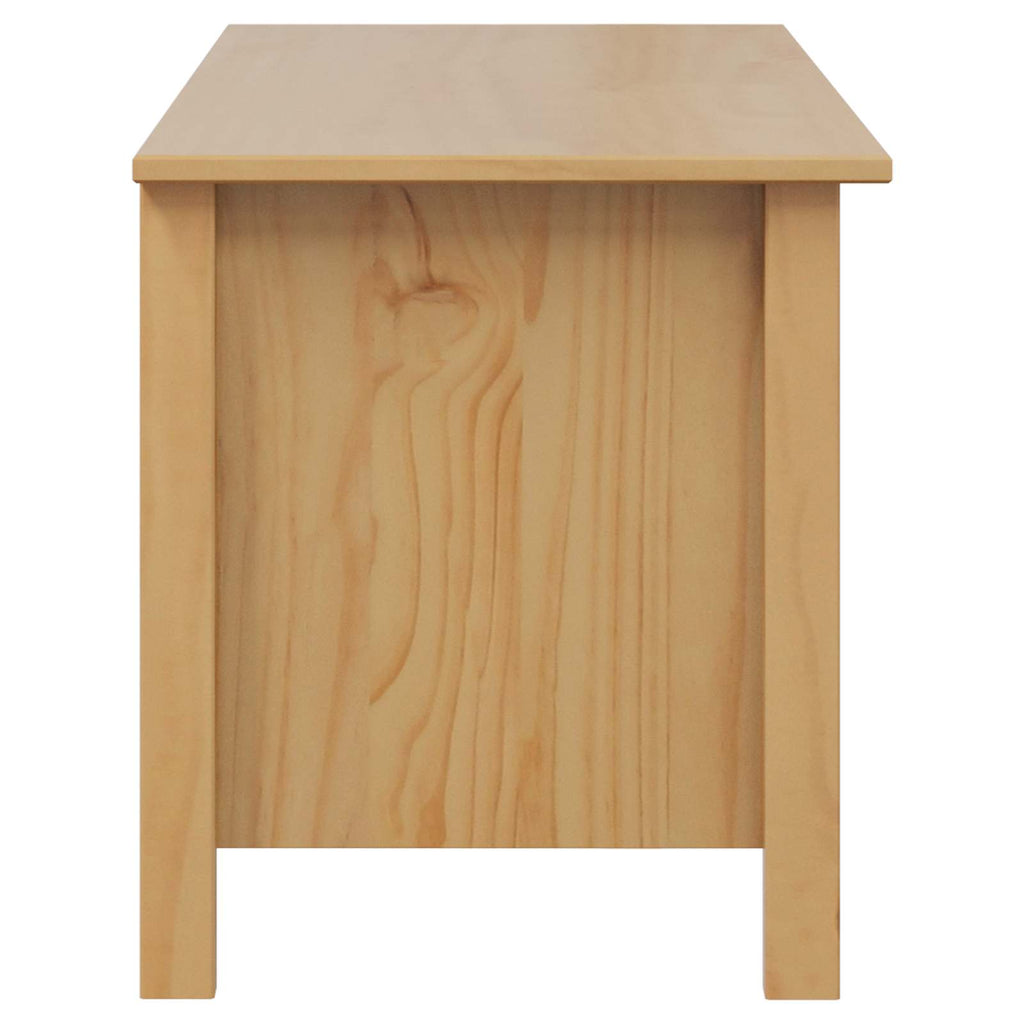 Aufbewahrungsbox mit Speicher HILL Honigbraun 90 x 40 x 45 cm