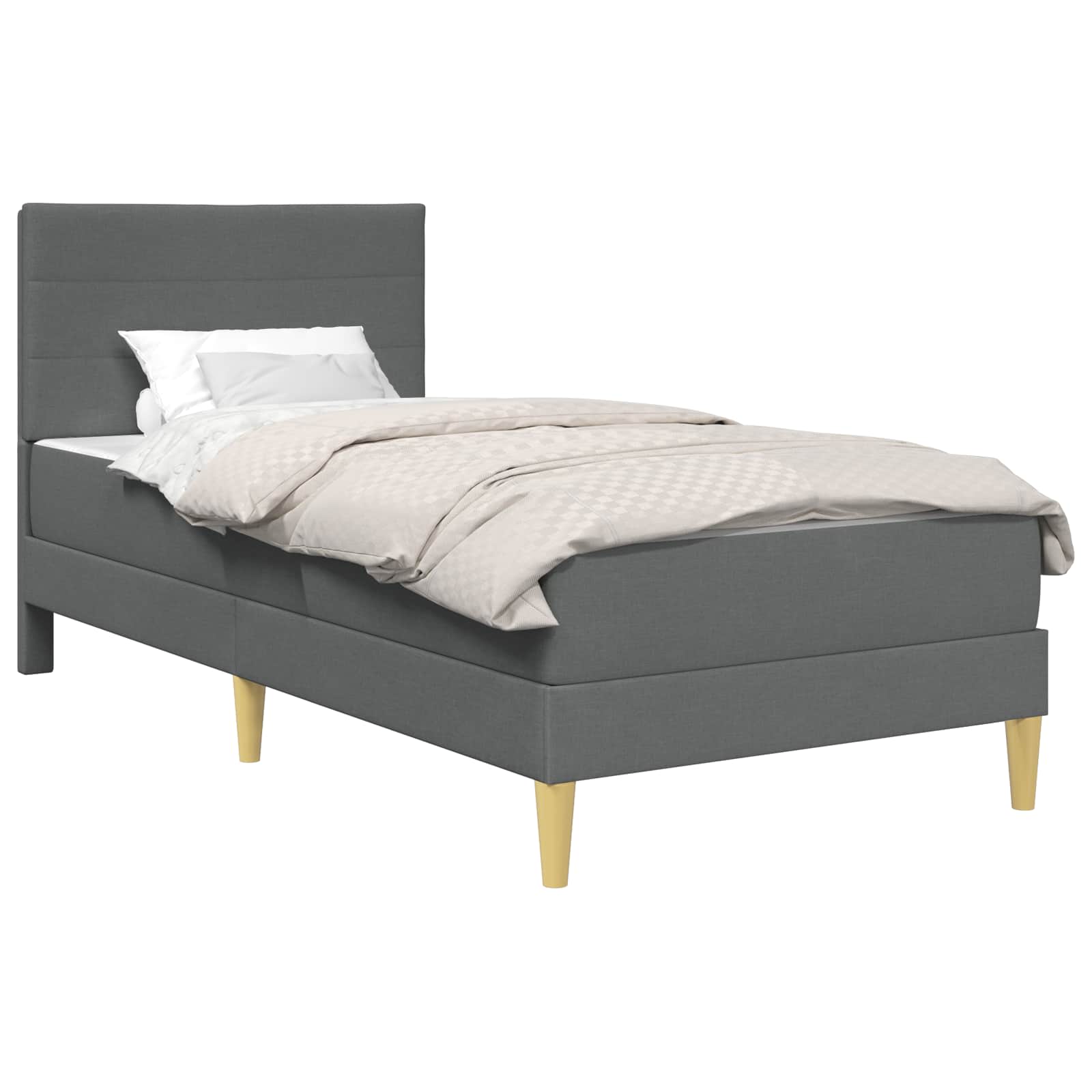 Bettrahmen Dunkelgrau 80 x 200 cm Polyester