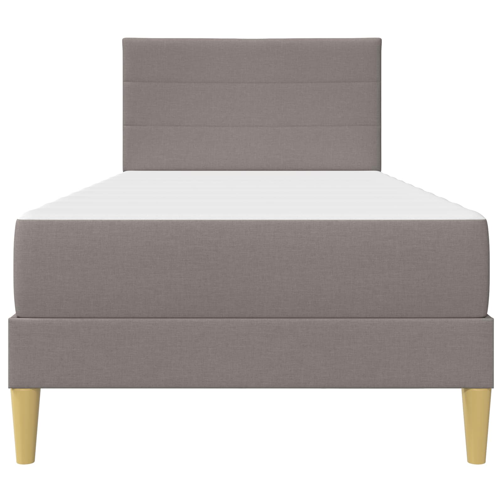 Bettrahmen Taupe 80 x 200 cm Polyester