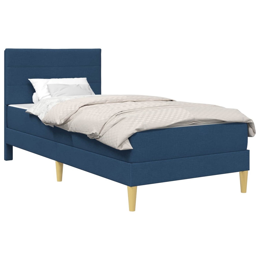 Bettrahmen Blau 90 x 190 cm Polyester