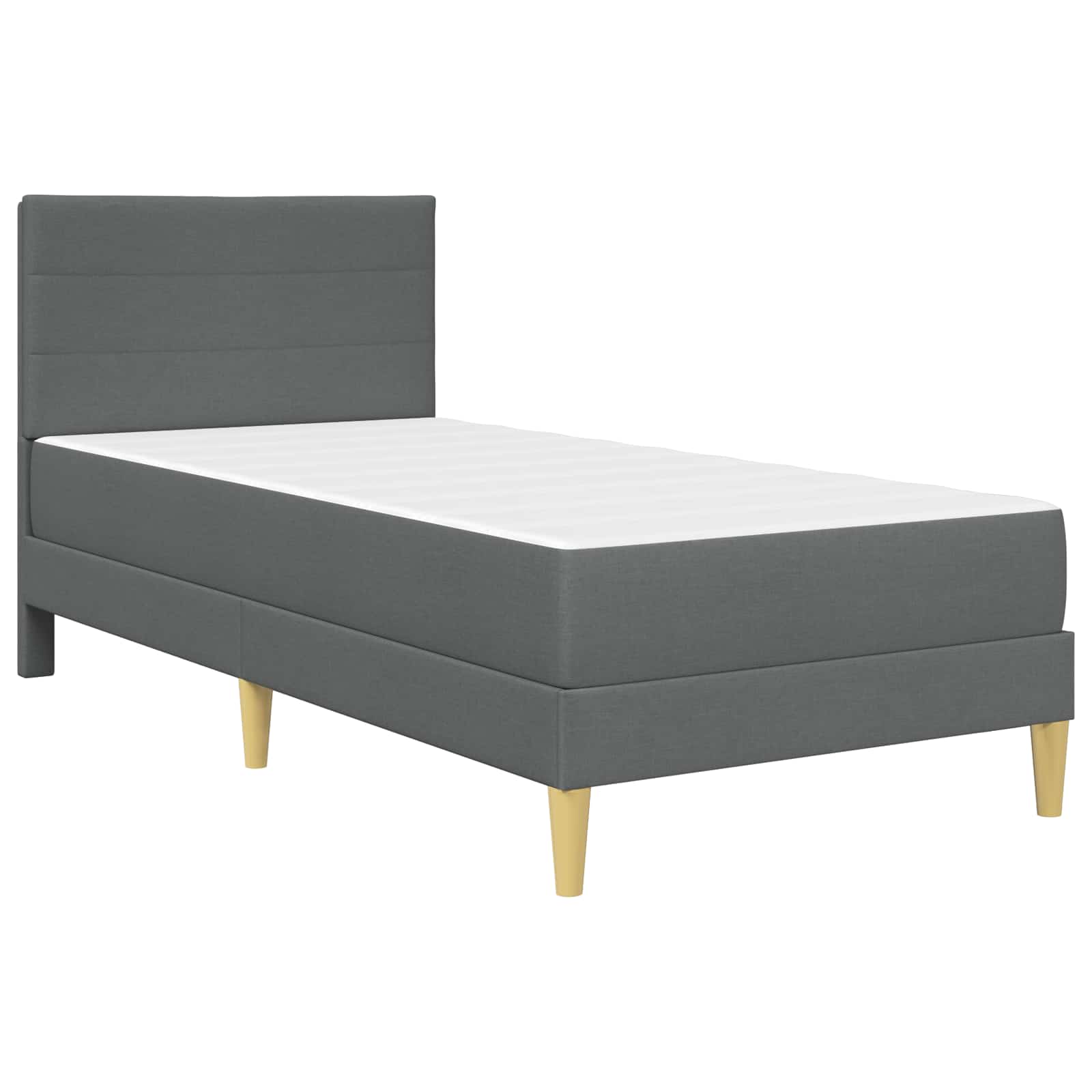 Bettrahmen Dunkelgrau 90 x 200 cm Polyester