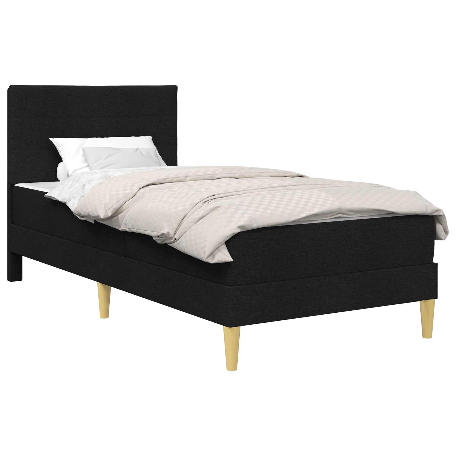 Bettrahmen Schwarz 90 x 200 cm Polyester