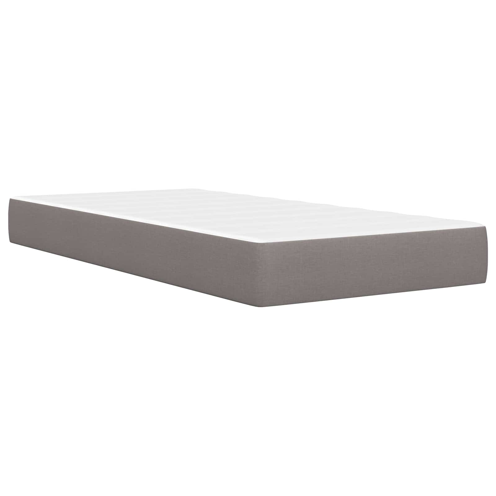 Bettrahmen Taupe 90 x 200 cm Polyester