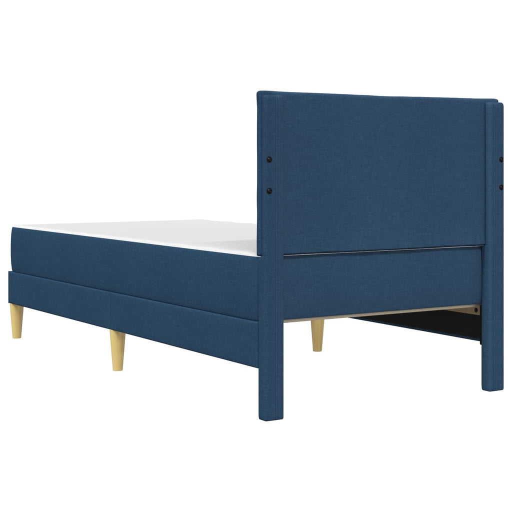 Bettrahmen Blau 90 x 200 cm Polyester