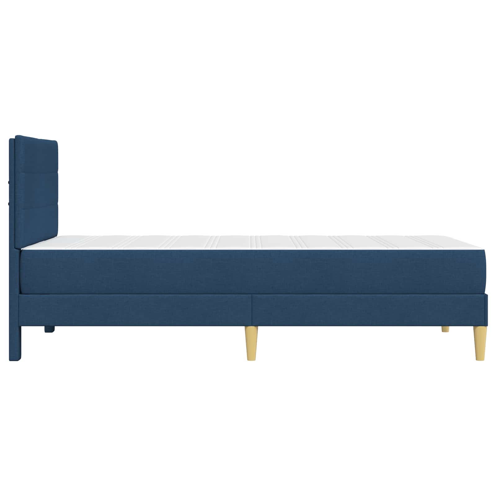 Bettrahmen Blau 90 x 200 cm Polyester