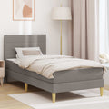 Bettrahmen Taupe 100 x 200 cm Polyester