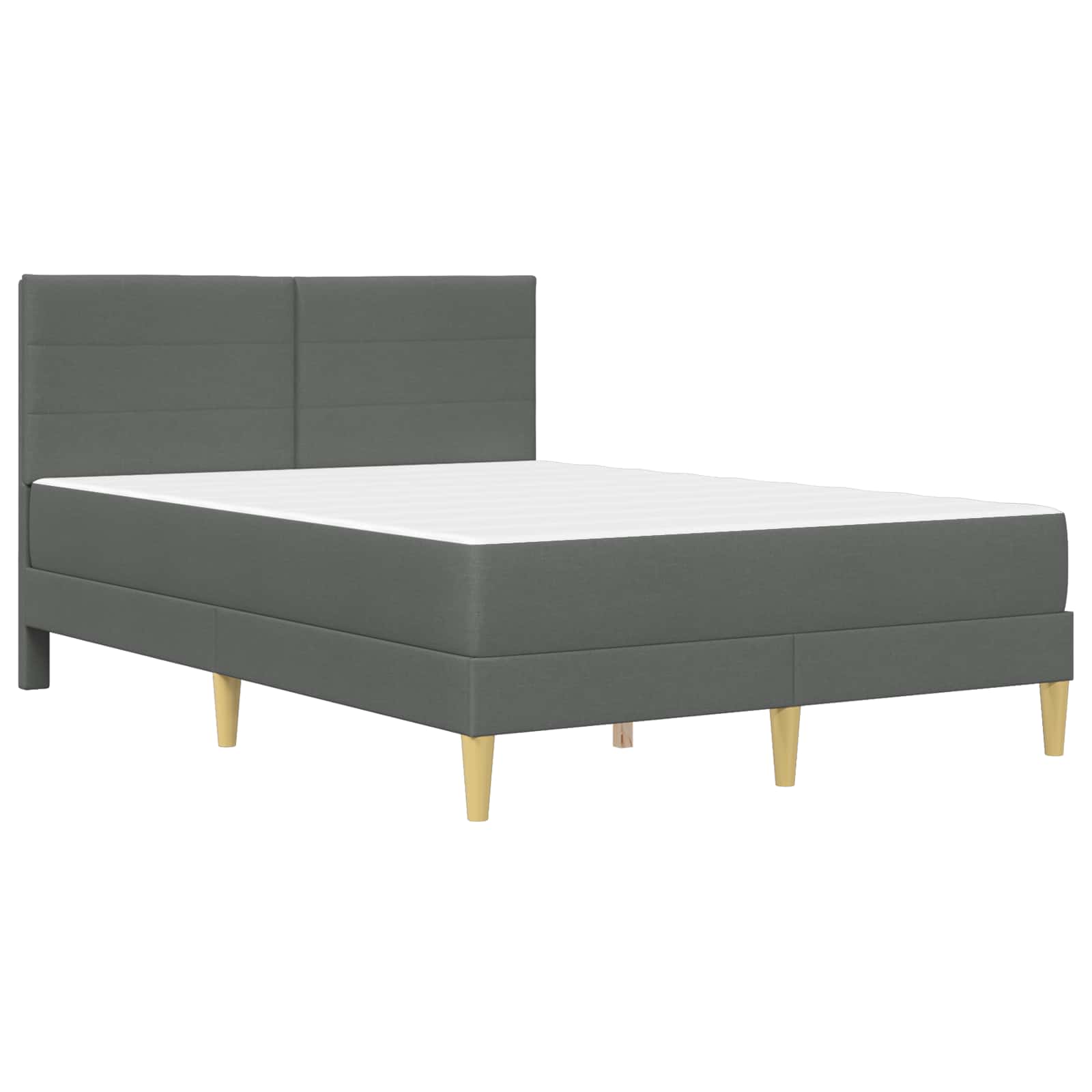Bettrahmen Dunkelgrau 120 x 190 cm Polyester
