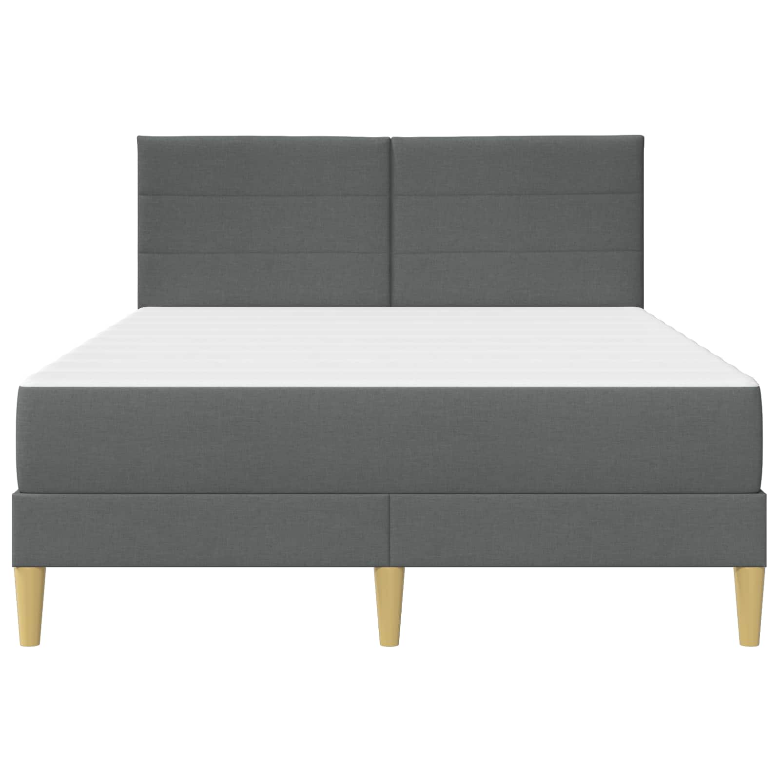 Bettrahmen Dunkelgrau 120 x 190 cm Polyester