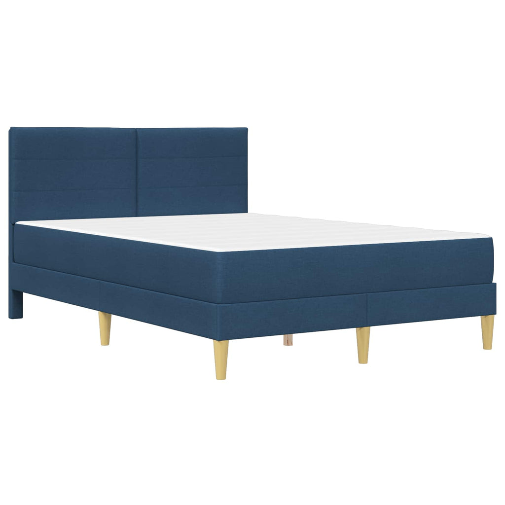 Bettrahmen Blau 140 x 200 cm Polyester