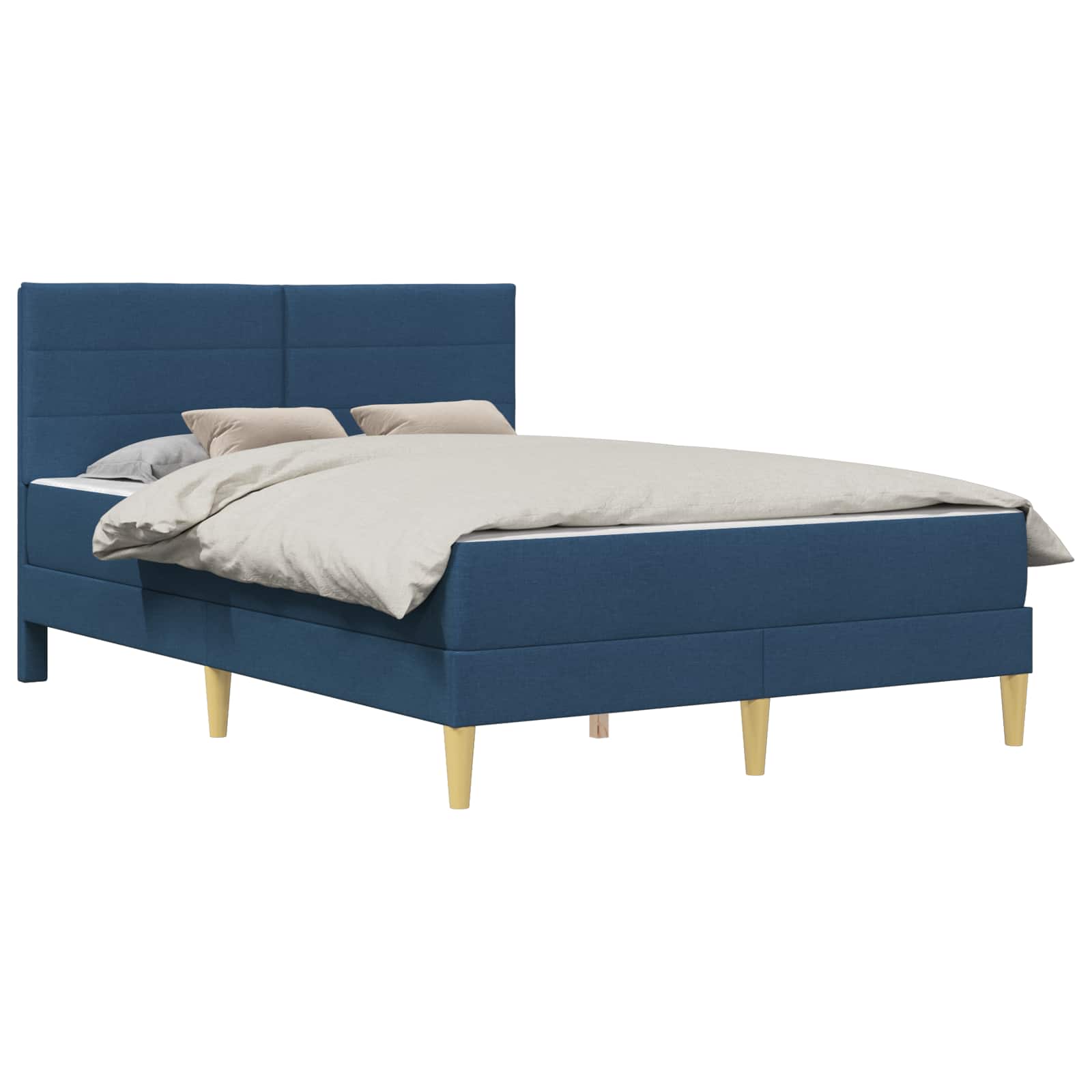 Bettrahmen Blau 160 x 200 cm Polyester