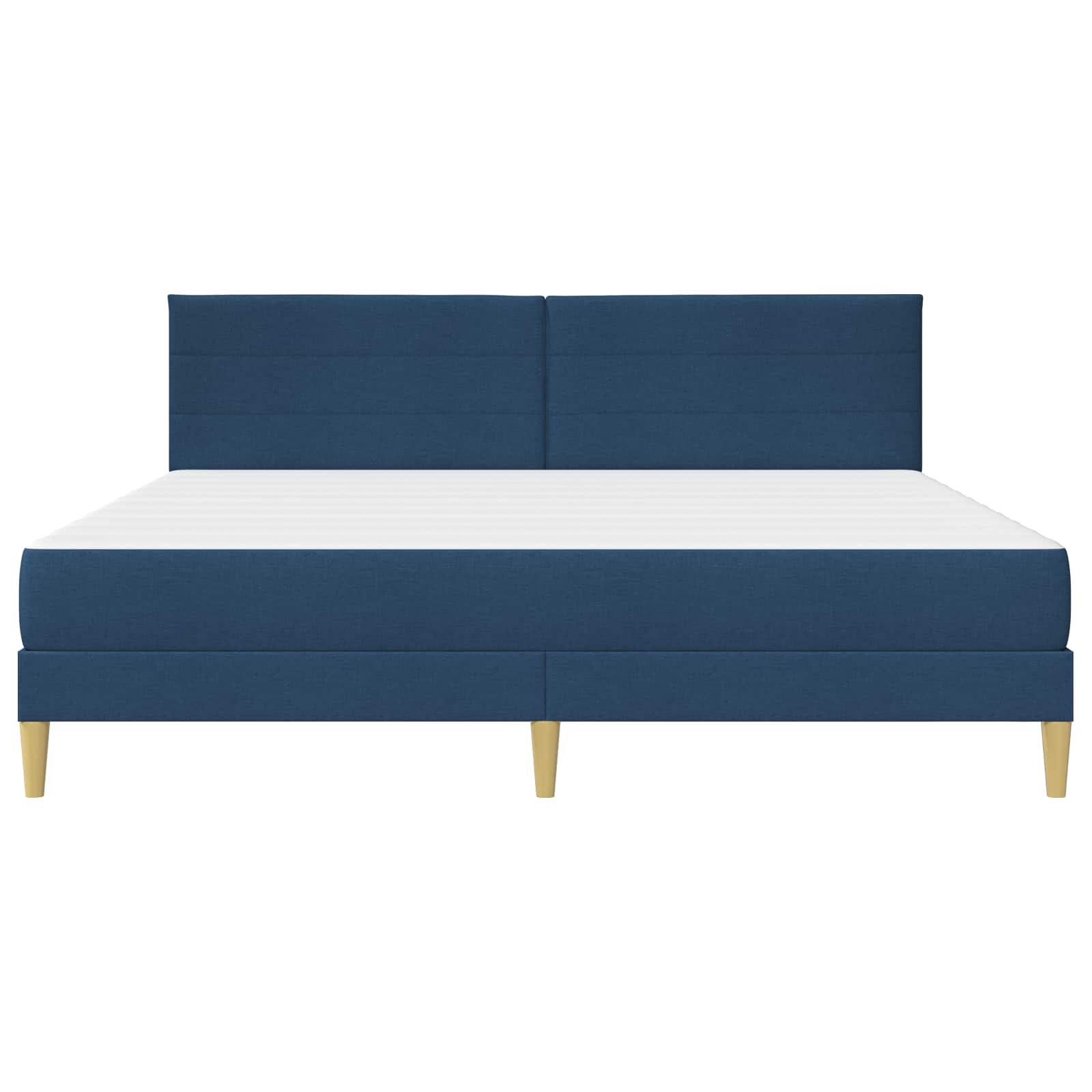 Bettrahmen Blau 200 x 200 cm Polyester