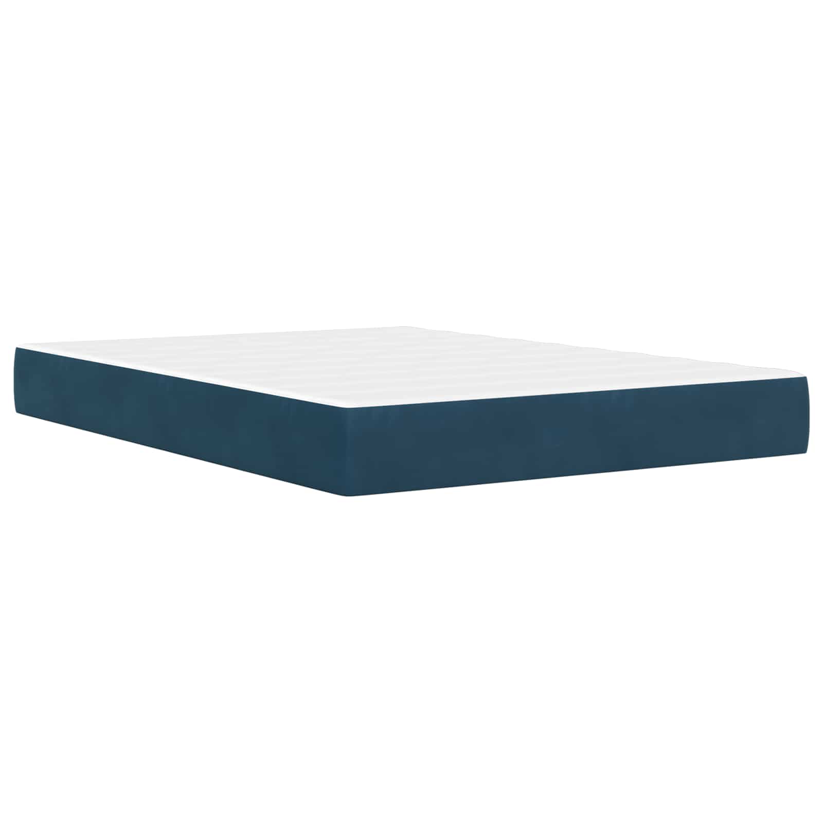 Bettrahmen mit Kopfteil 2 pcs Blau 120 x 190 cm Samt