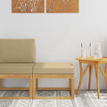 Outdoor Hocker Massivholz Akazie Weiß