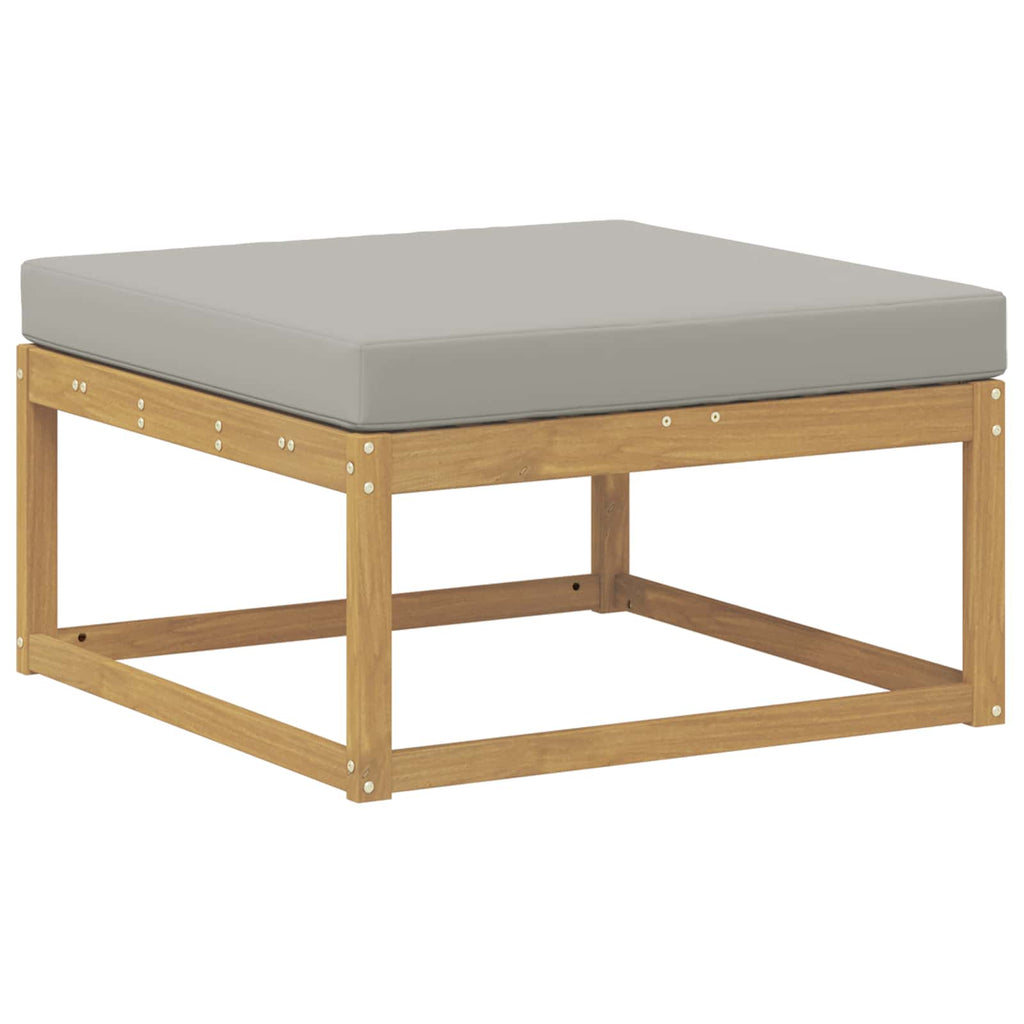 Outdoor-Fußhocker Polyester Weiß