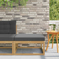 Outdoor-Fußhocker Polyester Weiß