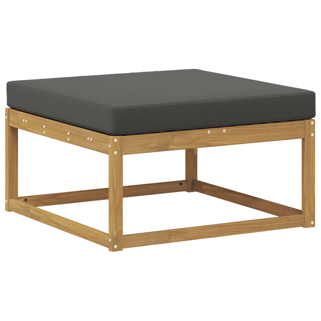 Outdoor-Fußhocker Polyester Weiß