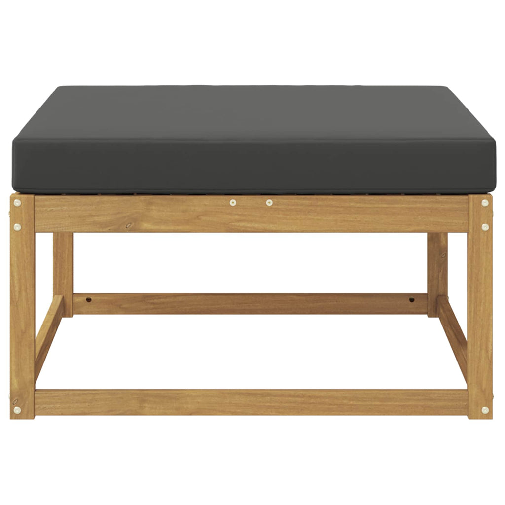 Outdoor-Fußhocker Polyester Weiß