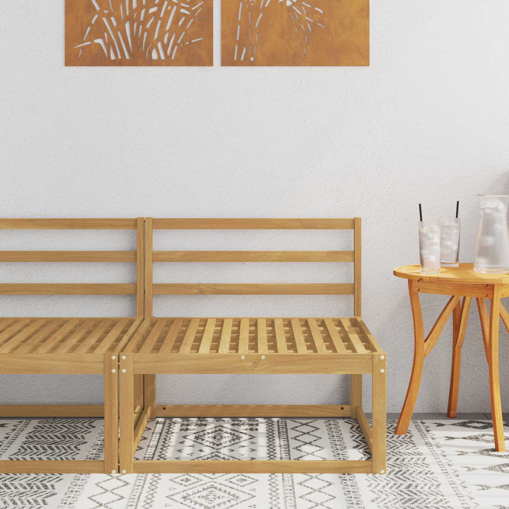 Outdoor Mittelsofa Weiß 79 x 83 x 73 cm