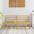 Outdoor Mittelsofa Weiß 158 x 83 x 73 cm