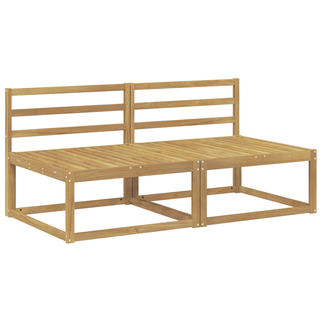 Outdoor Mittelsofa Weiß 158 x 83 x 73 cm