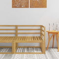Outdoor Ecksofa Weiß 83 x 83 x 73 cm