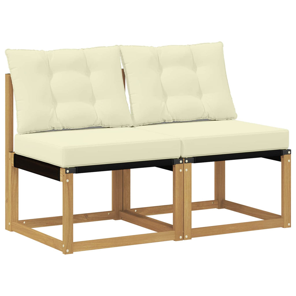 2 Stück Outdoor Mittelsofa