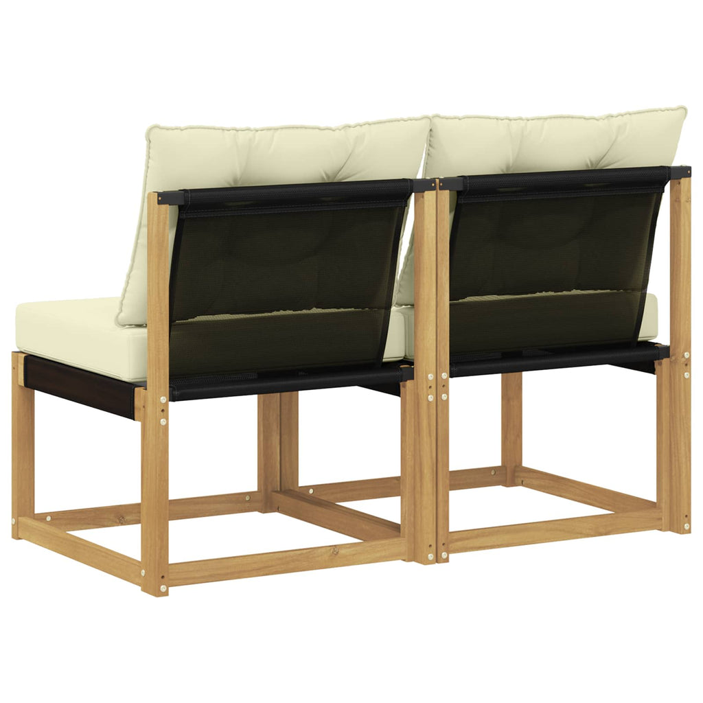 2 Stück Outdoor Mittelsofa