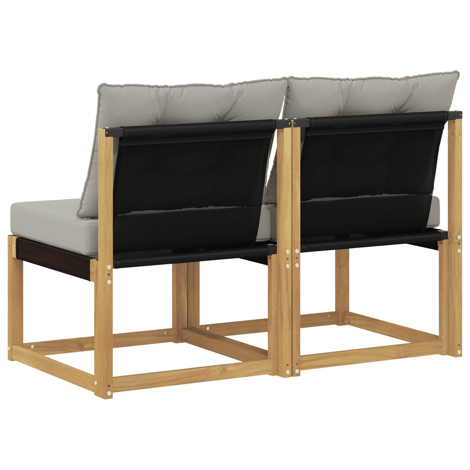 2 Stück Outdoor Mittelsofa