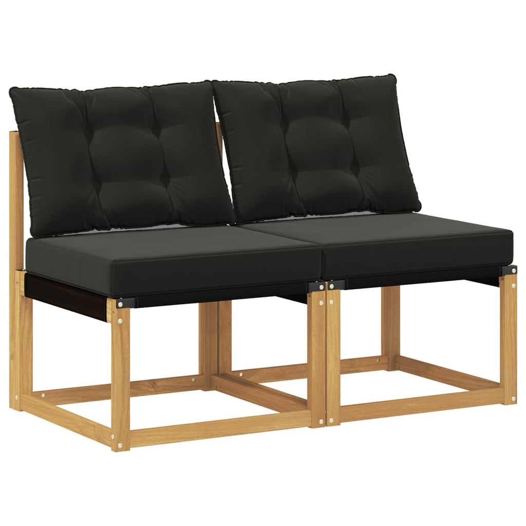 2 Stück Outdoor Mittelsofa
