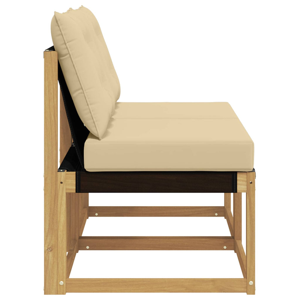2 Stück Outdoor Mittelsofa