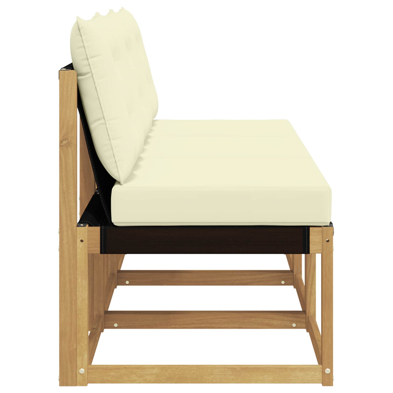 3 Stück Outdoor Mittelsofa