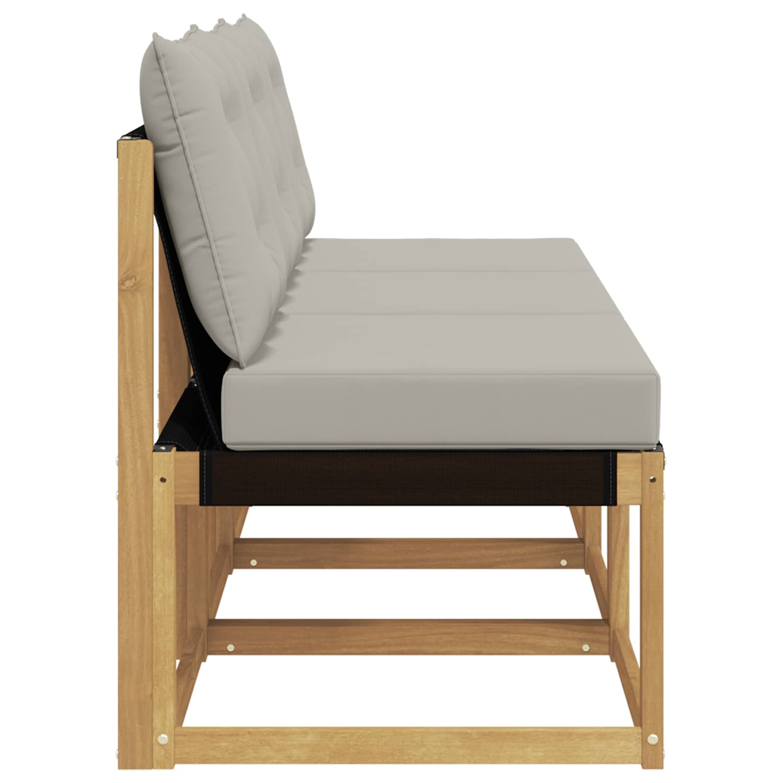 3 Stück Outdoor Mittelsofa