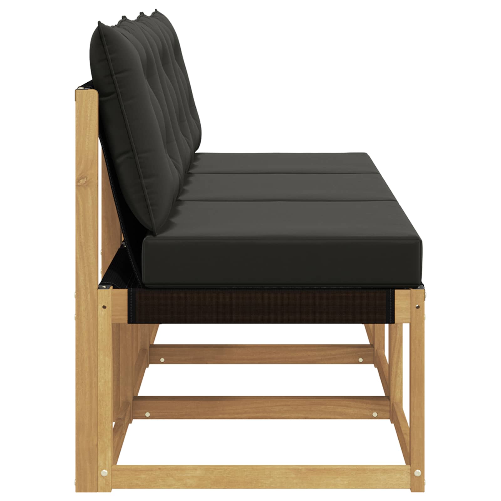 3 Stück Outdoor Mittelsofa