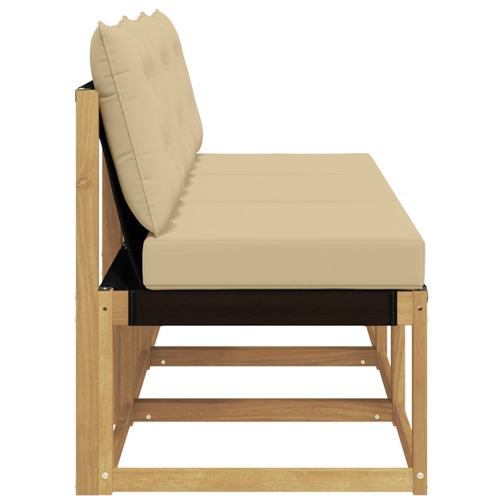 3 Stück Outdoor Mittelsofa