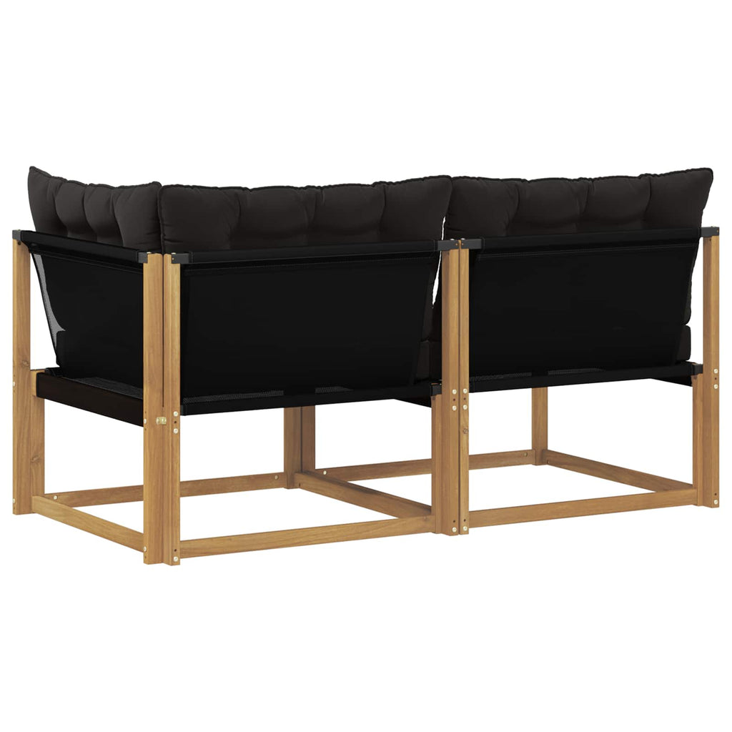 Sectional Sofa Einheiten mit Kissen Weiß 162,5 x 83 x 73 cm